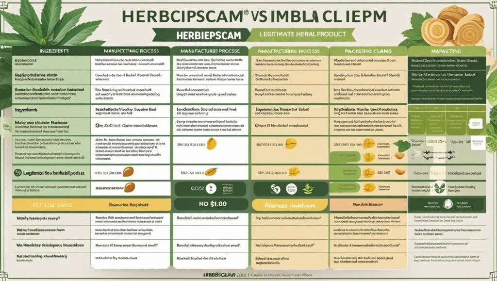 Warning signs of herbal product scams and fraud
