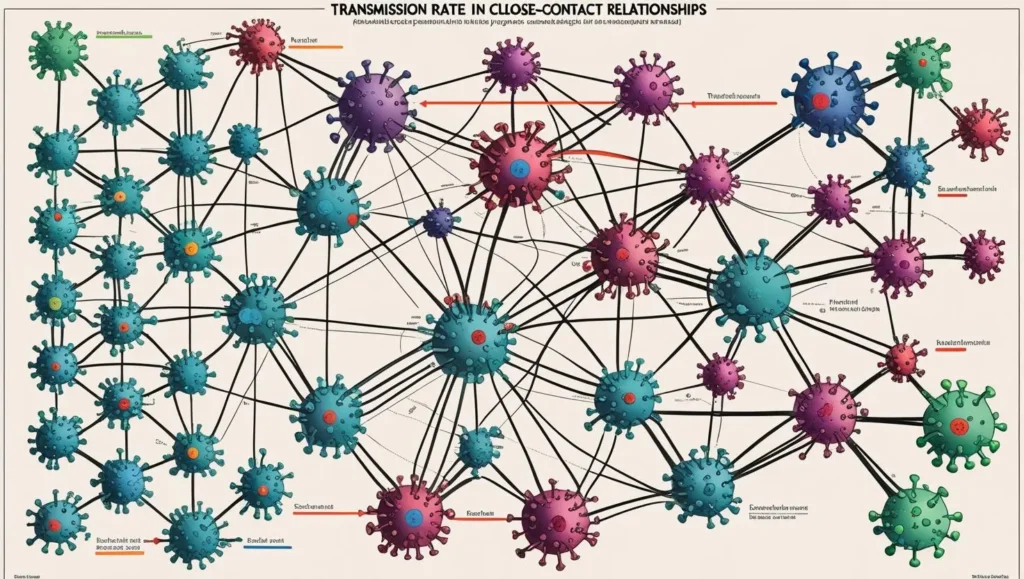 Bacterial Transmission Rates in Close-Contact Relationships"