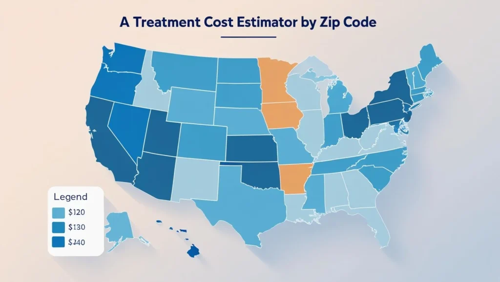 "Treatment Cost Estimator by ZIP Code"