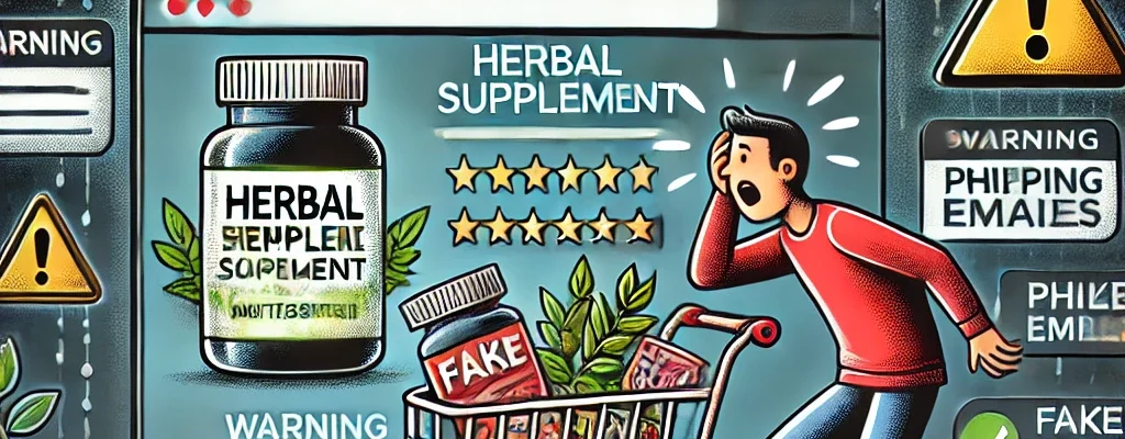 Herbciepscam vs legitimate herbal products comparison